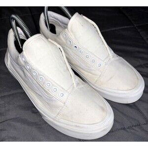 Vans Mens Off The Wall 508731 White Casual Shoes Sneakers Size Men 6.5/Women 8